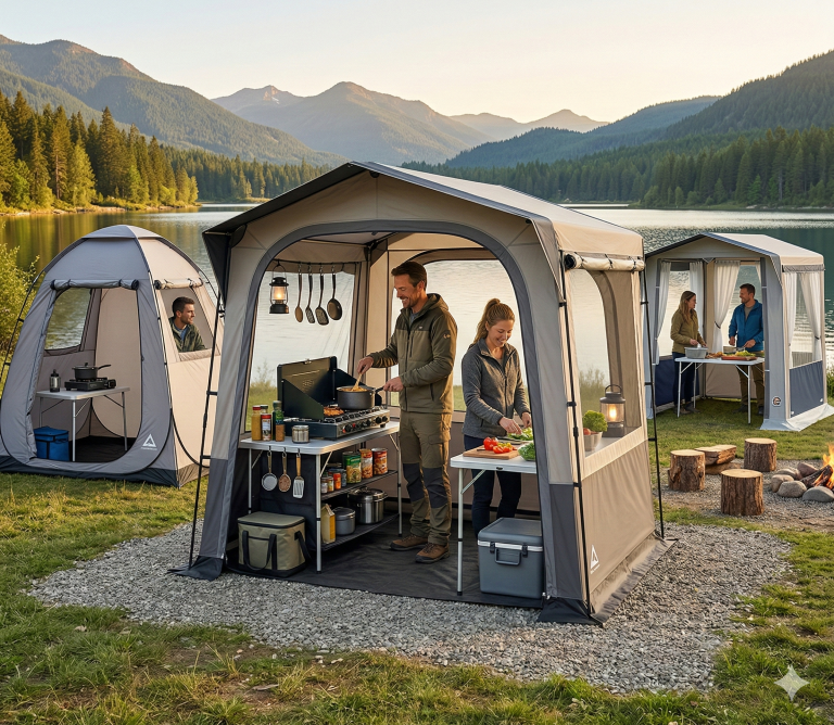 Lee más sobre el artículo Cómo elegir tu tienda de cocina para camping